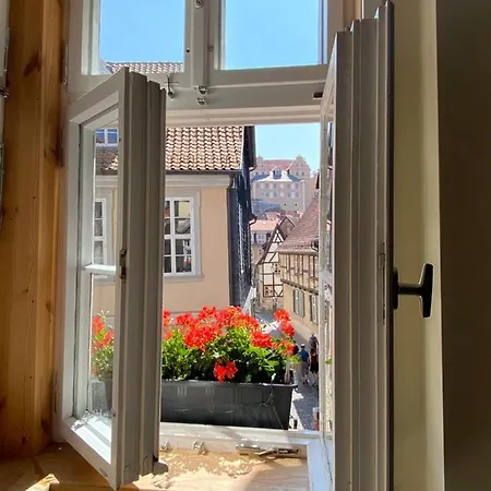 Ferienwohnung Helene Im Einzeldenkmal - Lange Gasse 29 Quedlinburg Exterior foto